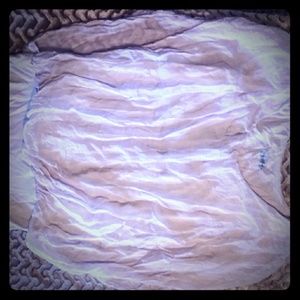 Dressy light pink layered top